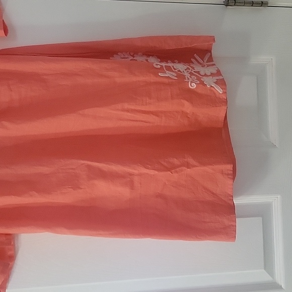 Adorable embroidered short summer dress size l. - Picture 3 of 7